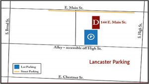 Dagger Law Lancaster Parking Map
